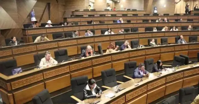 Sesión en la Cámara de Diputados.