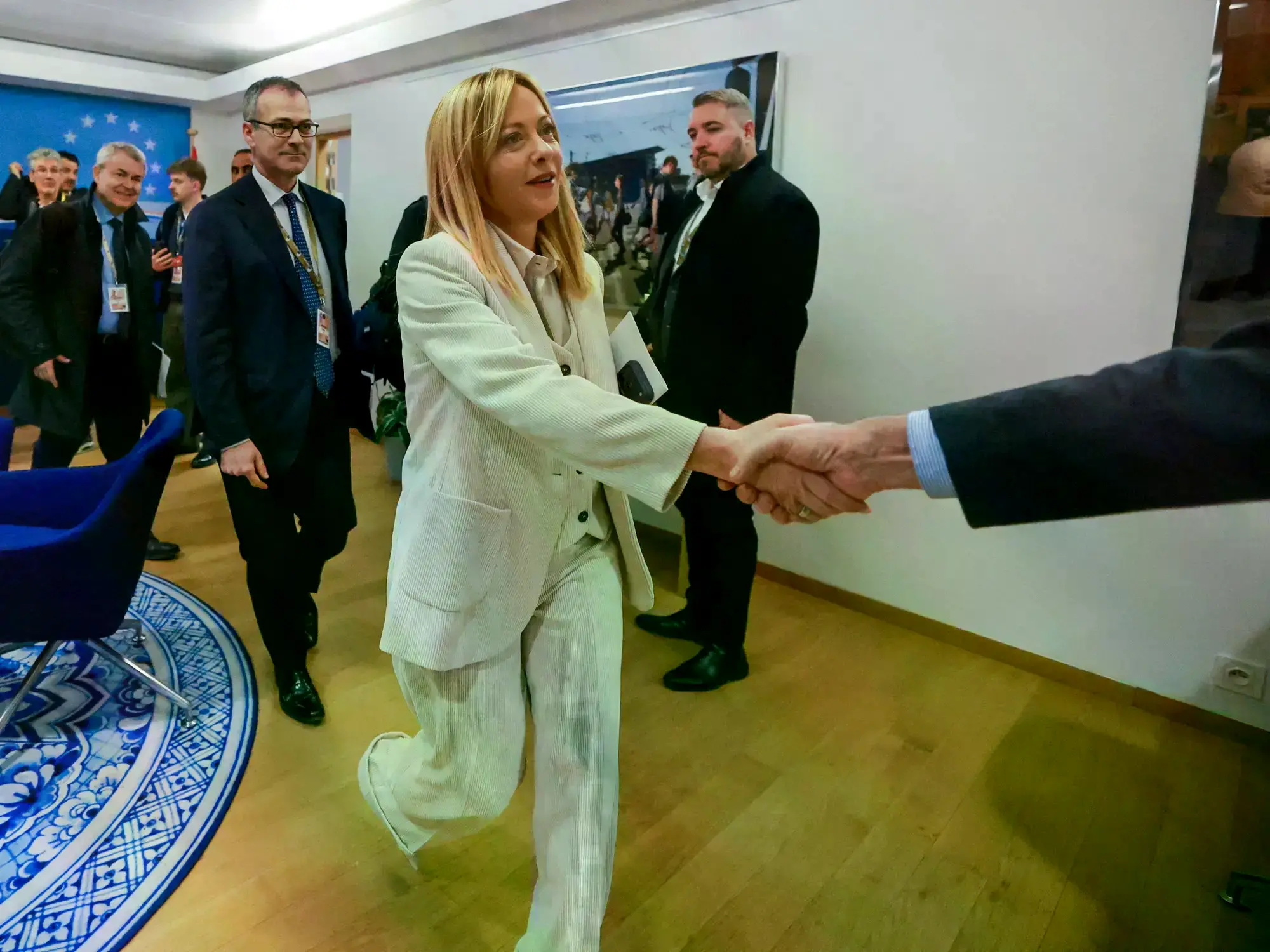 Giorgia Meloni, primera ministra italiana.