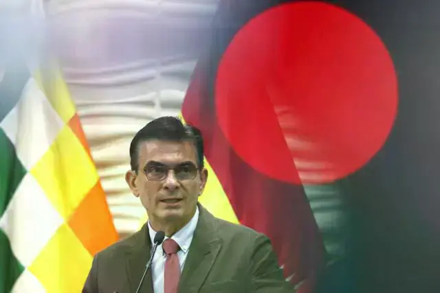 El presidente de Bolivia, Rodrigo Paz.