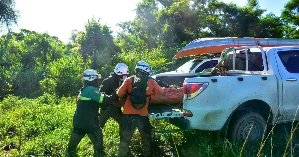 Personal de rescate de la Gobernación se trasladó a Colpa Bélgica