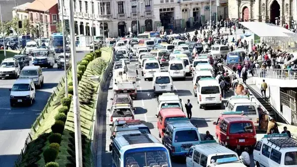 Manifestación contra el aumento del pasaje del transporte público.