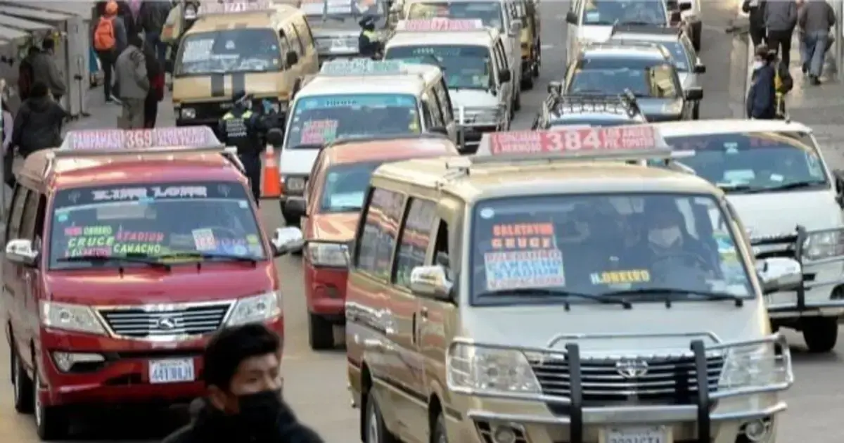 Transporte público en la ciudad de La Paz