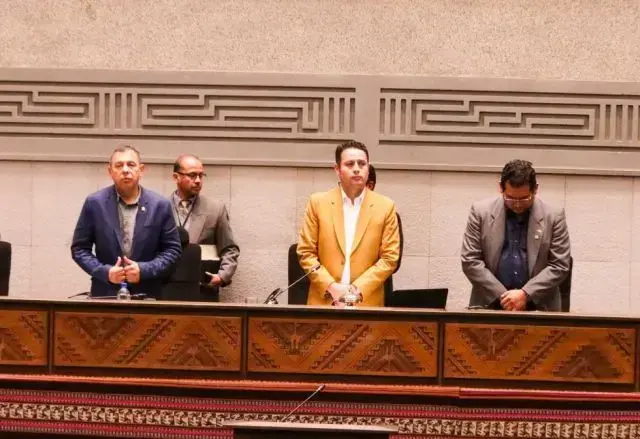 El vicepresidente Edmand Lara en la Asamblea Legislativa.