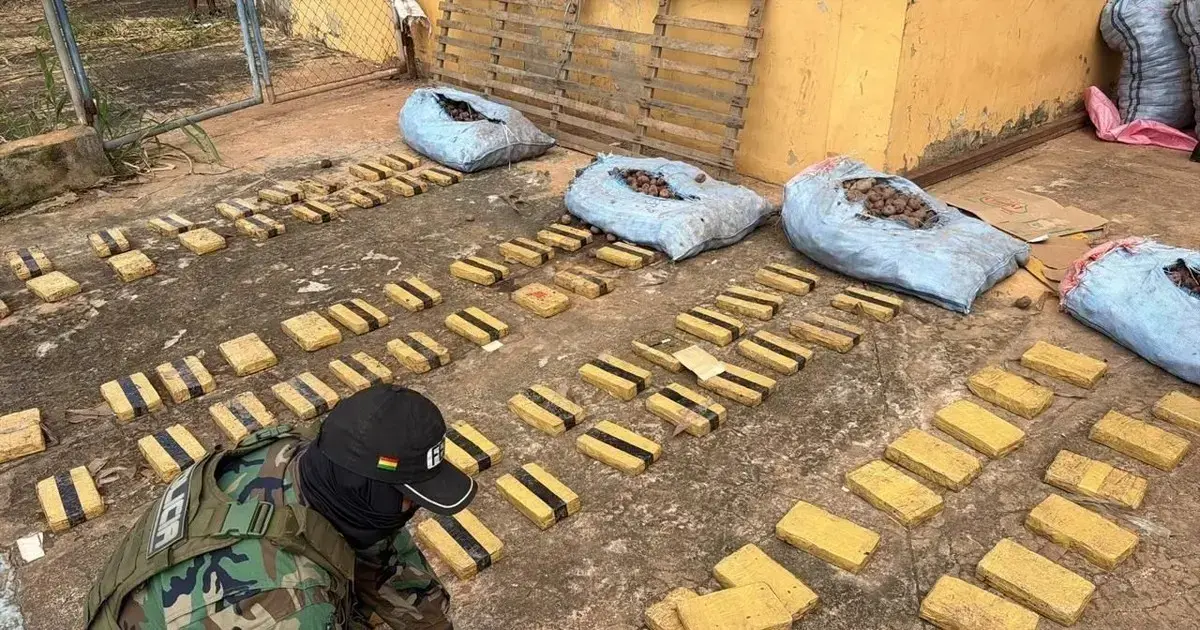 Droga secuestrada por la Felcn