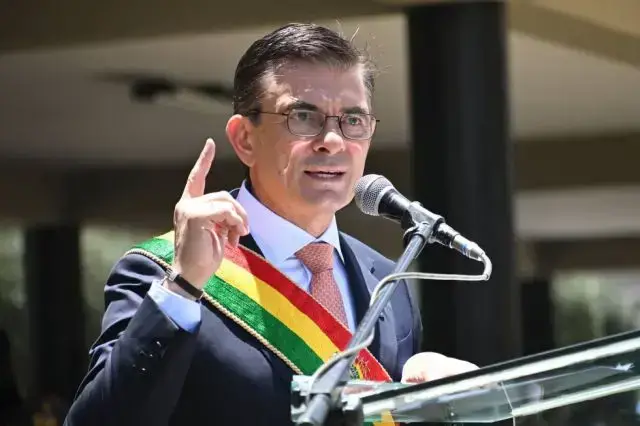 El presidente Rodrigo Paz.