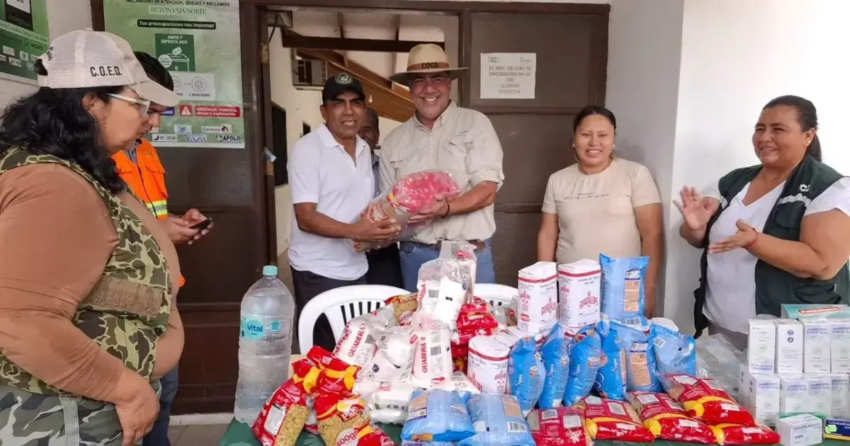 Entregan ayuda en la provincia Ichilo