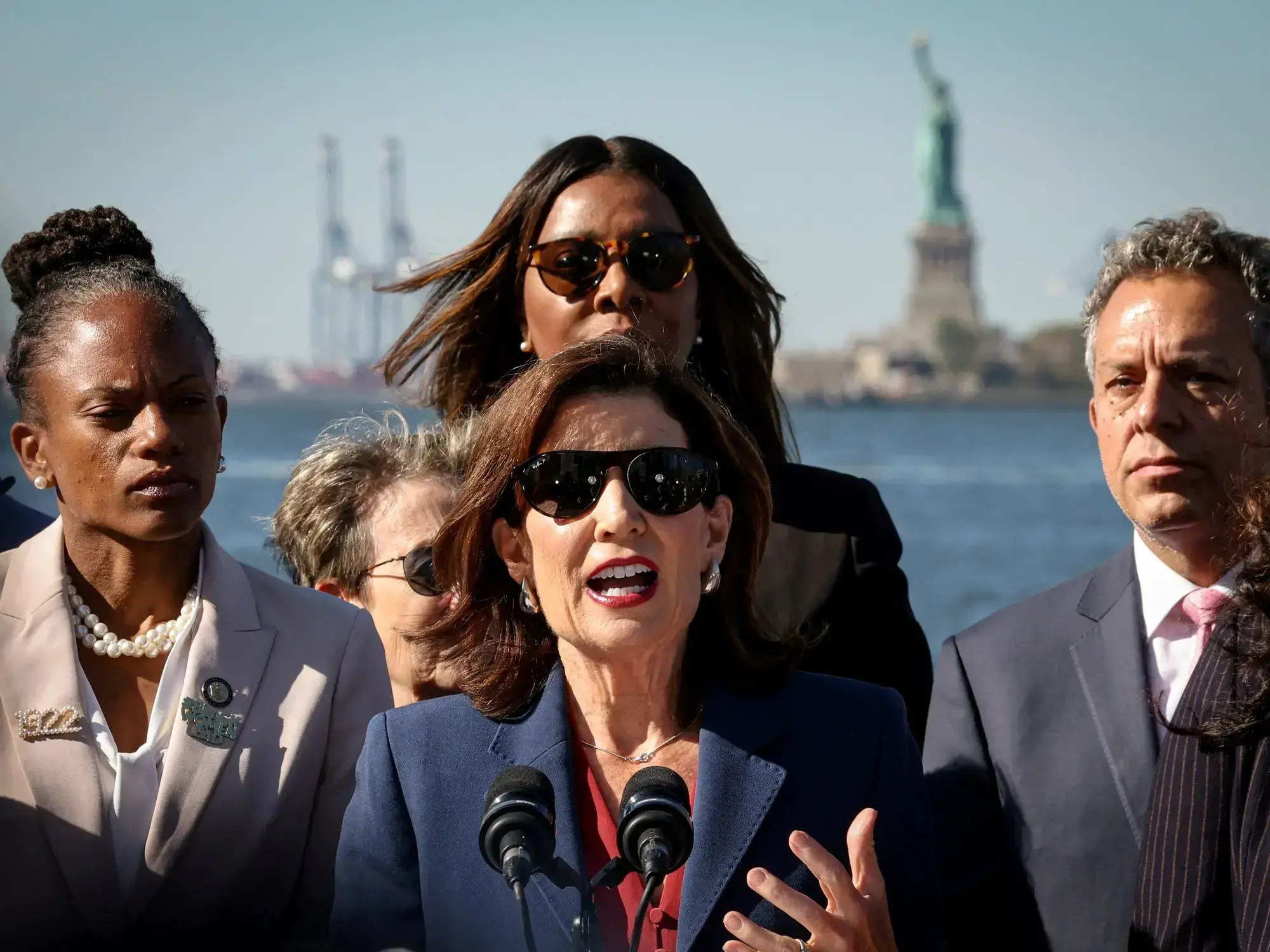 Kathy Hochul, la gobernadora del estado de Nueva York.