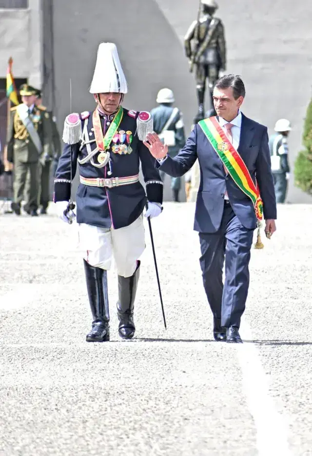 El presidente Rodrigo Paz en un acto pasado.