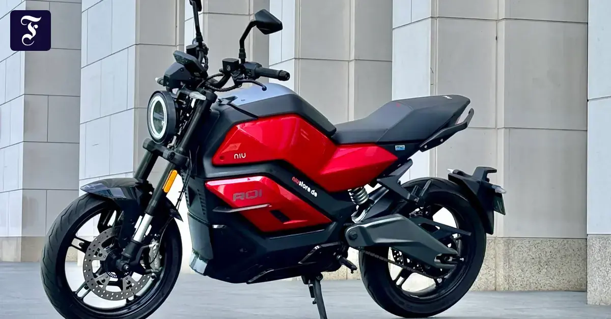La moto eléctrica Niu RQi Sport