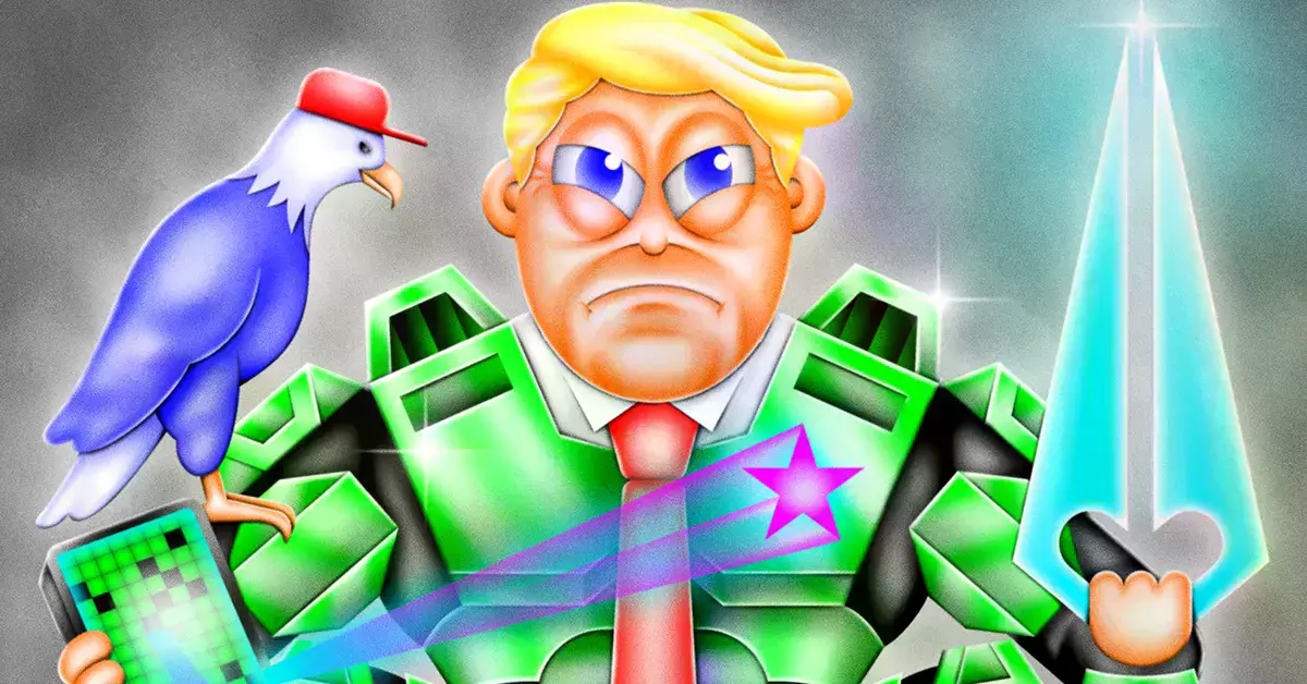 Ilustración sobre política y fandom.