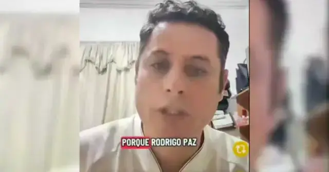 El vicepresidente Edmand Lara durante una transmisión en vivo.