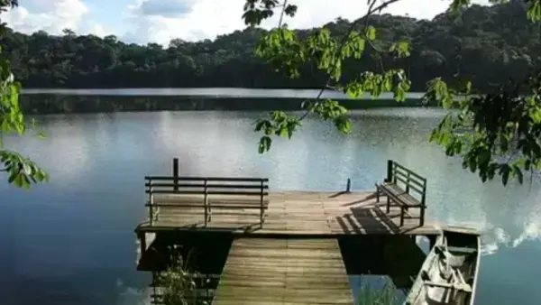 Una de las lagunas en el Parque Nacional del Madidi.