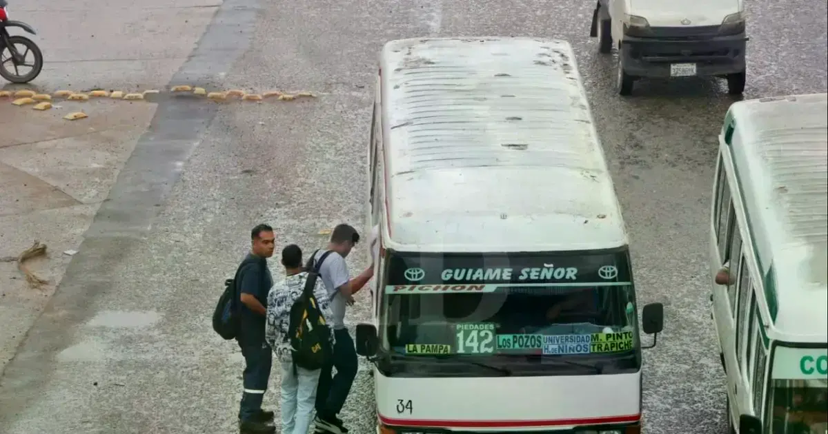 Nuevamente los micros volvieron a salir a las calles
