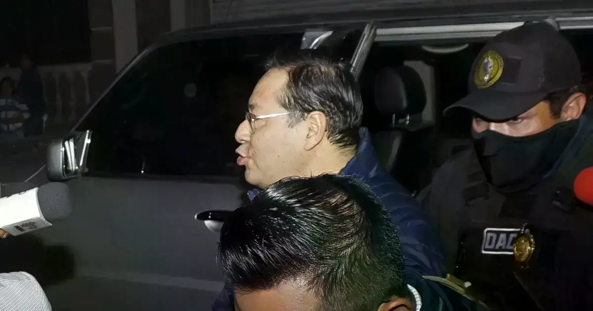 El expresidente Luis Arce fue trasladado a la cárcel de San Pedro con detención preventiva.