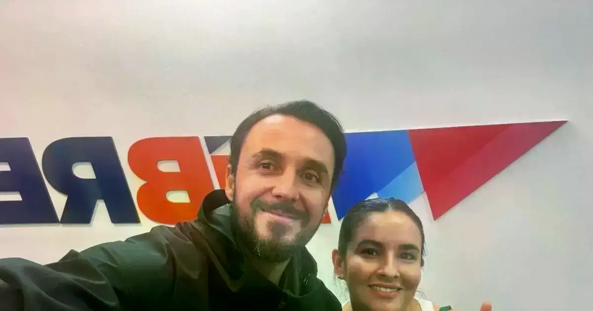 La imagen que circula de la dupla, que será presentada esta noche.