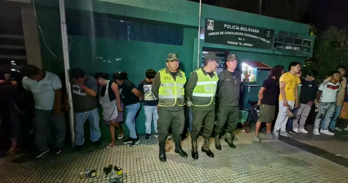 Operativos policiales en la capital cruceña