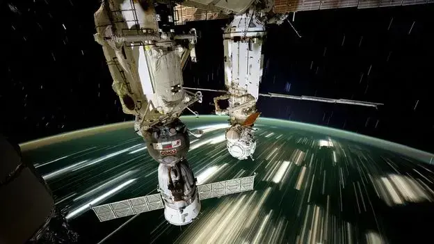 El Océano Pacífico visto desde la ISS en órbita
