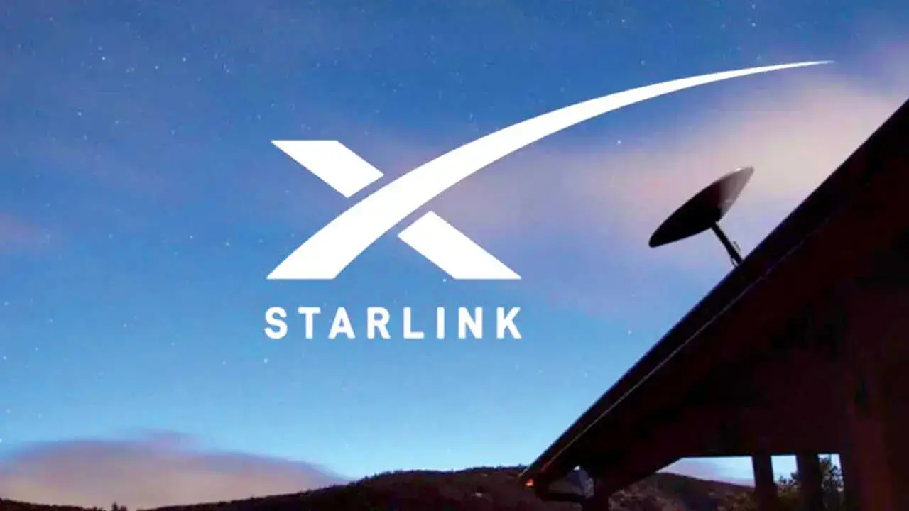 Logo de la empresa Starlink.