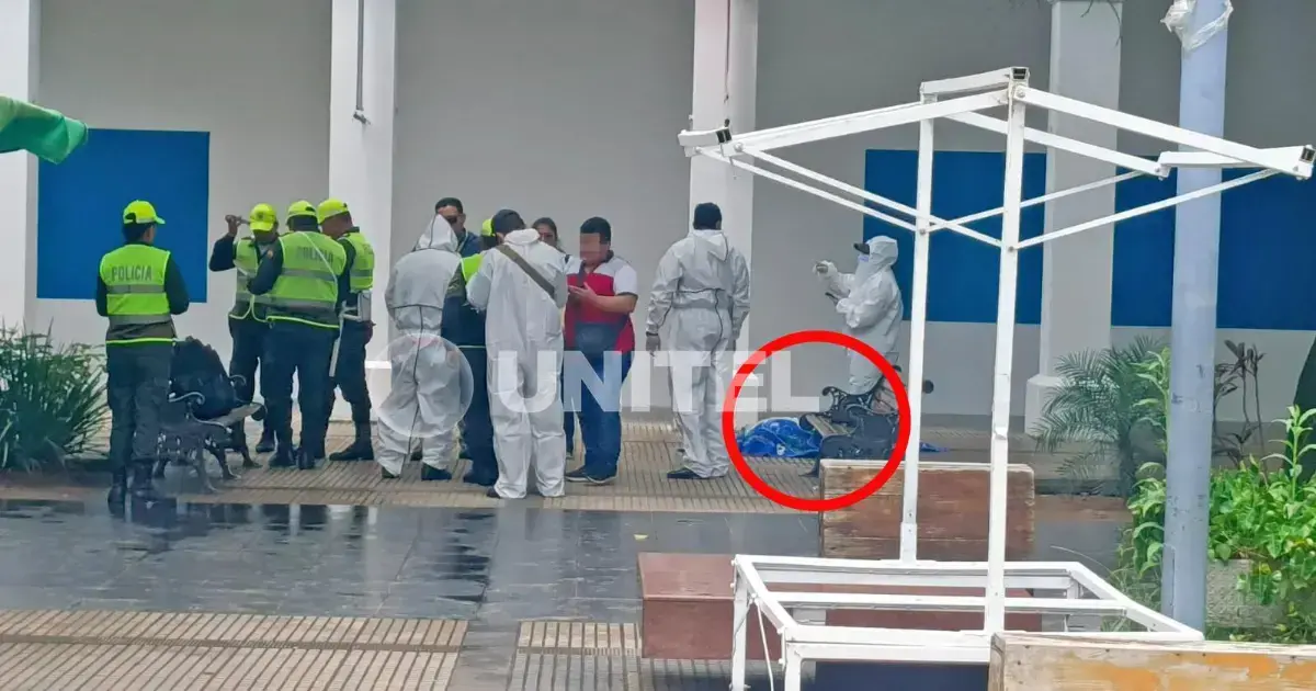 Personal policial en el lugar de los hechos iniciando las investigaciones.