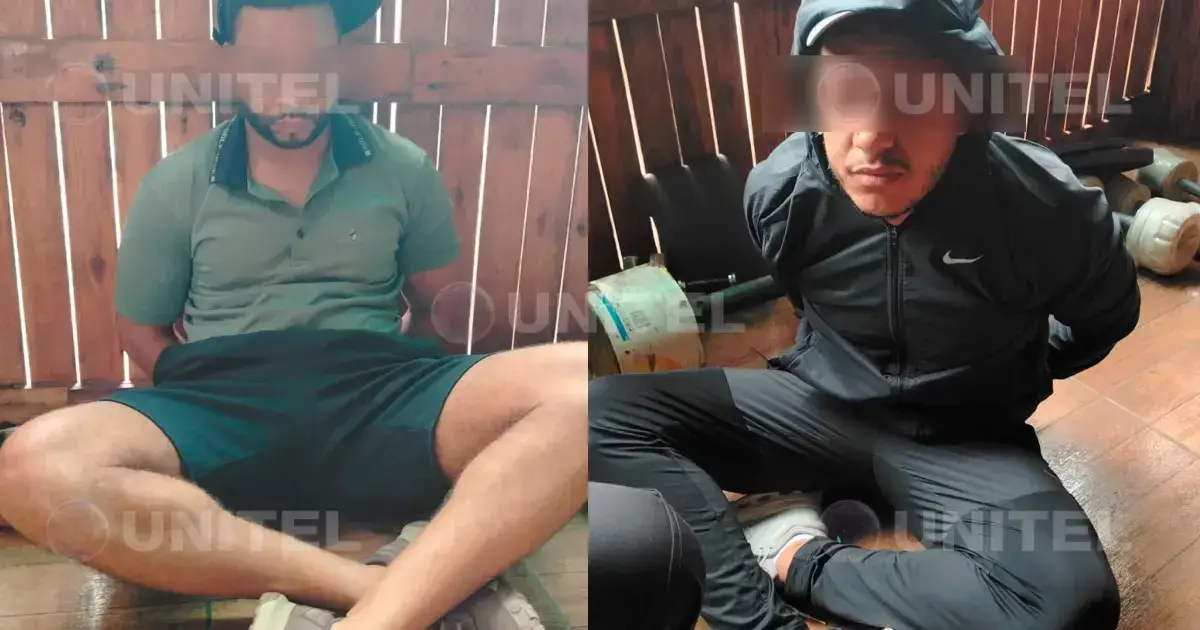 Incautación de armas en un operativo policial.