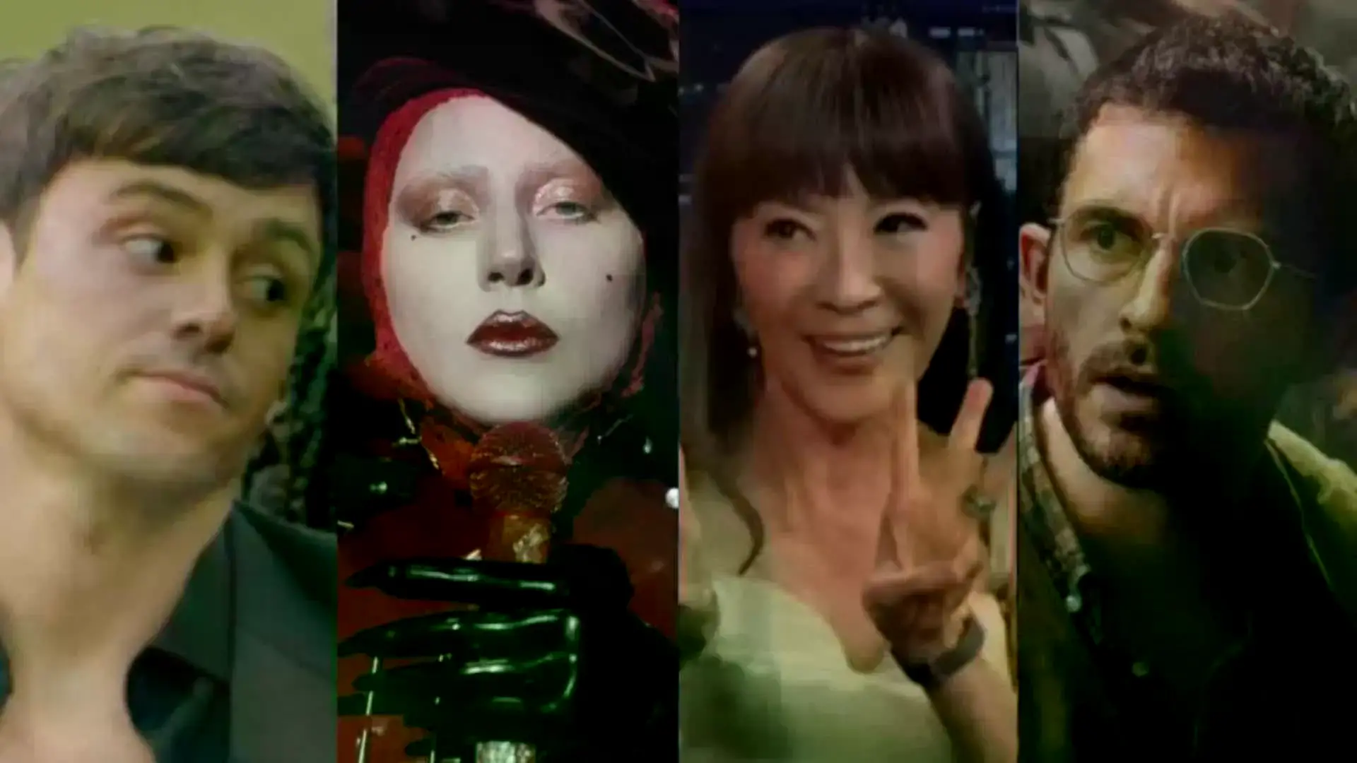 Collage de momentos de cultura pop de 2025