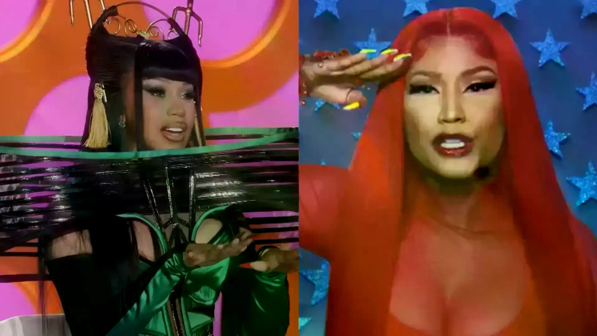 Cardi B y Nicki Minaj (imágenes: World of Wonder)