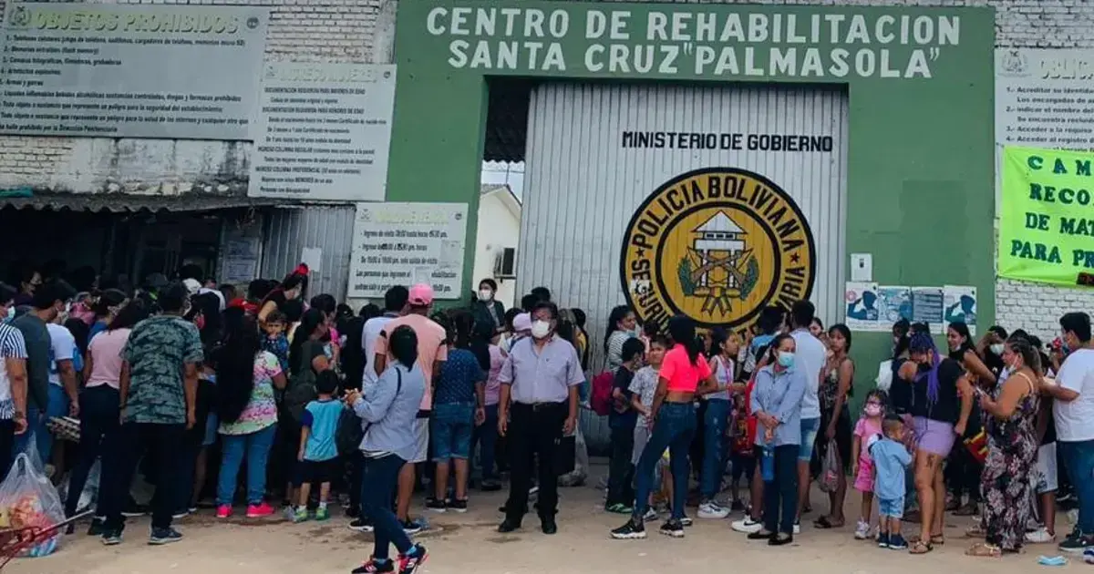 El penal de Palmasola, en Santa Cruz.