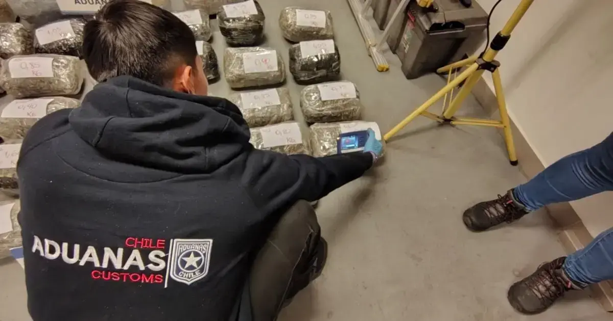 Los paquetes dieron positivo a marihuana.
