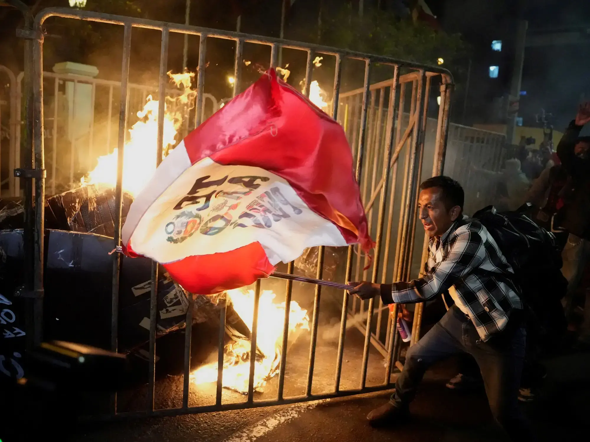 Fuego y furia en Lima, en las protestas que sacudieron Perú en octubre.
