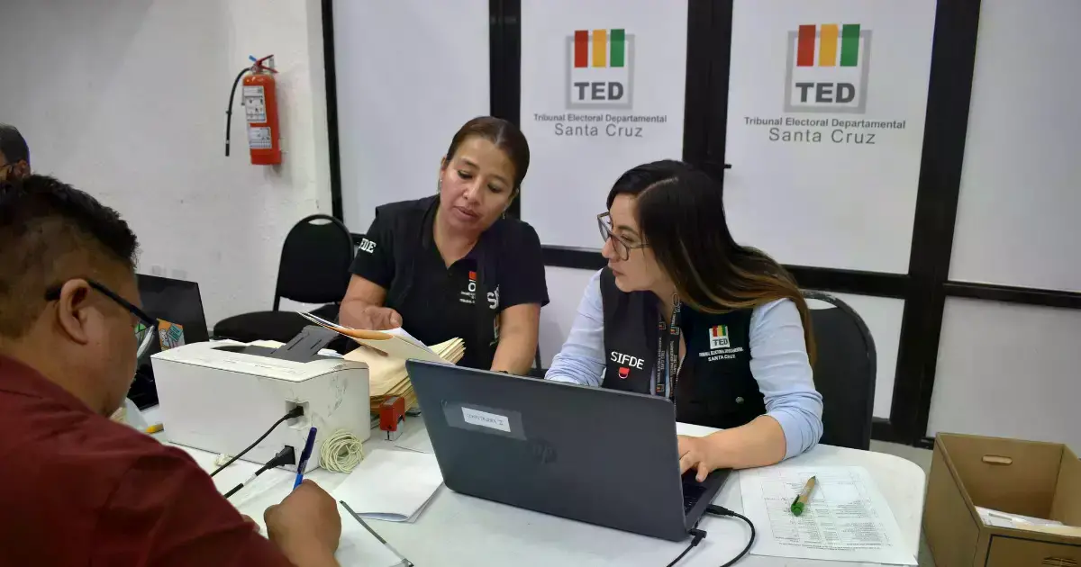 Tribunal Departamental Electoral de Santa Cruz.
