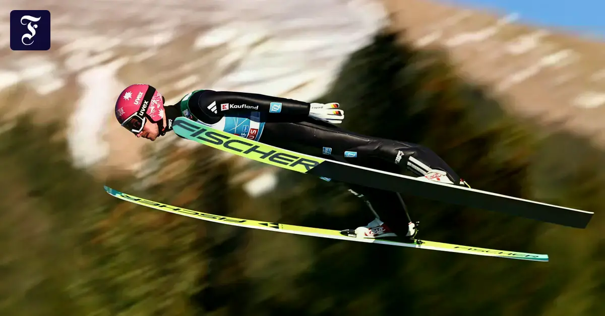 Felix Hoffmann durante un salto