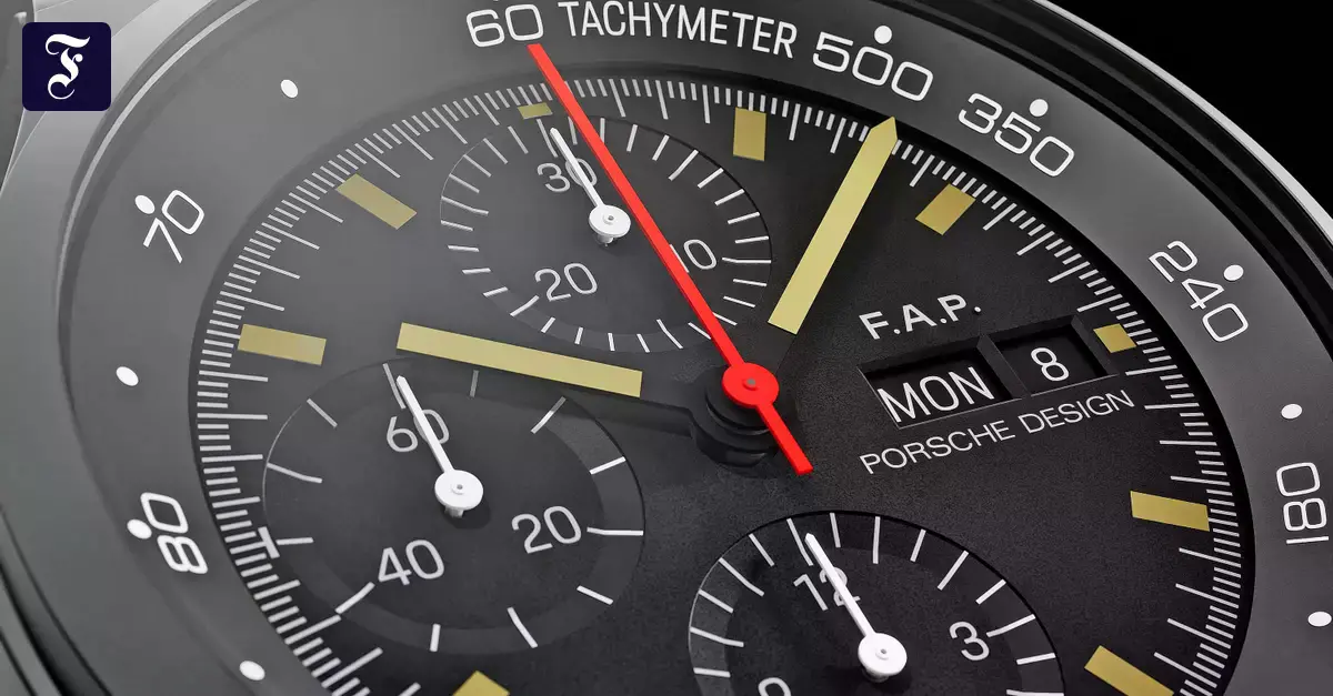 El Chronometer 1, el primer producto del estudio F. Porsche.