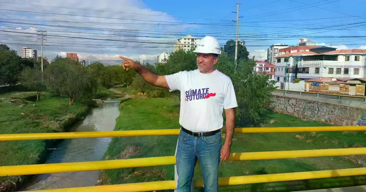 Sergio Rodríguez, precandidato a la Gobernación de Cochabamba.