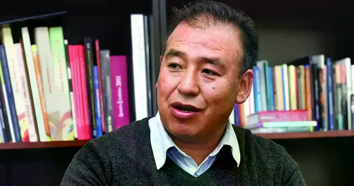 Andrés Gómez, candidato a la Gobernación de La Paz por la agrupación política Venceremos.