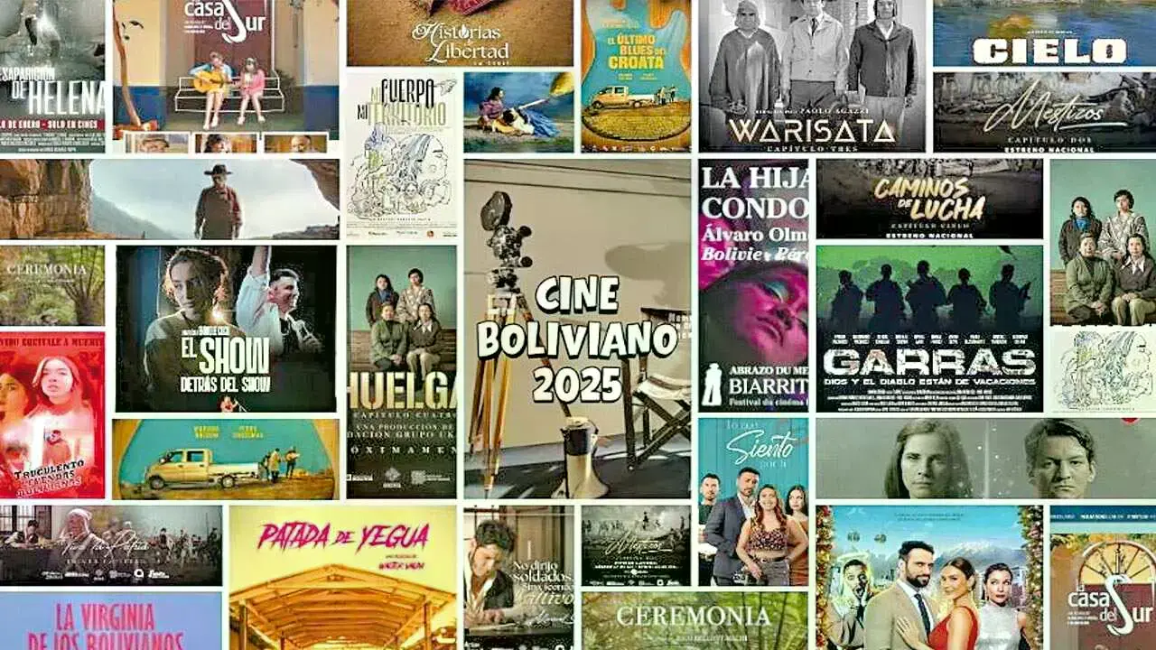 Portadas de las películas bolivianas estrenadas en 2025.