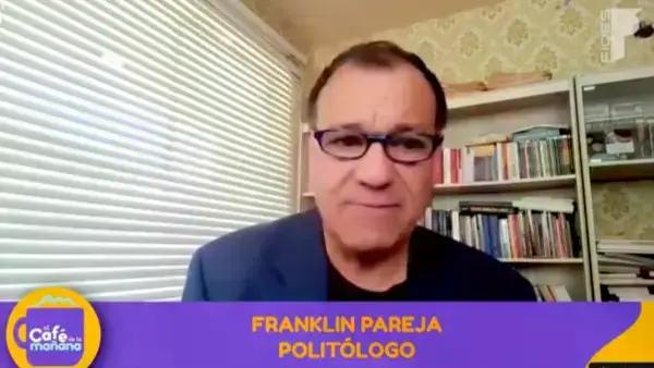 Franklin Pareja durante una entrevista.