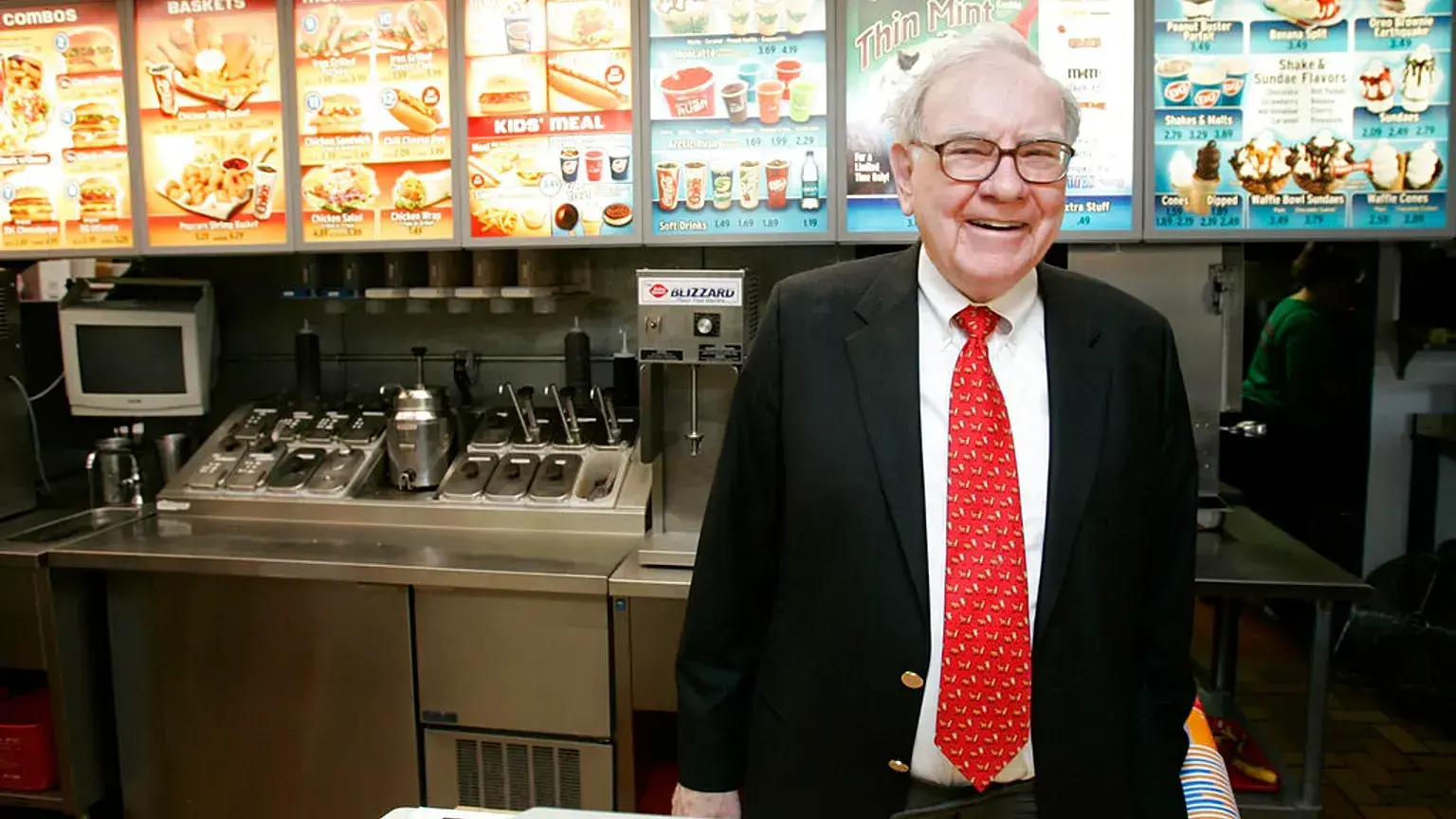 Warren Buffett en un evento en Omaha en julio de 2008.
