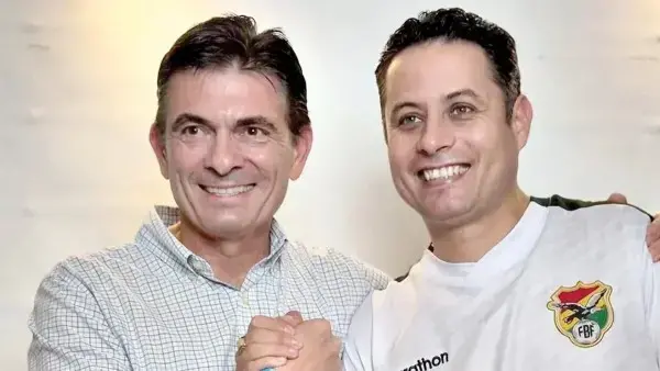 Rodrigo Paz y Edmand Lara.