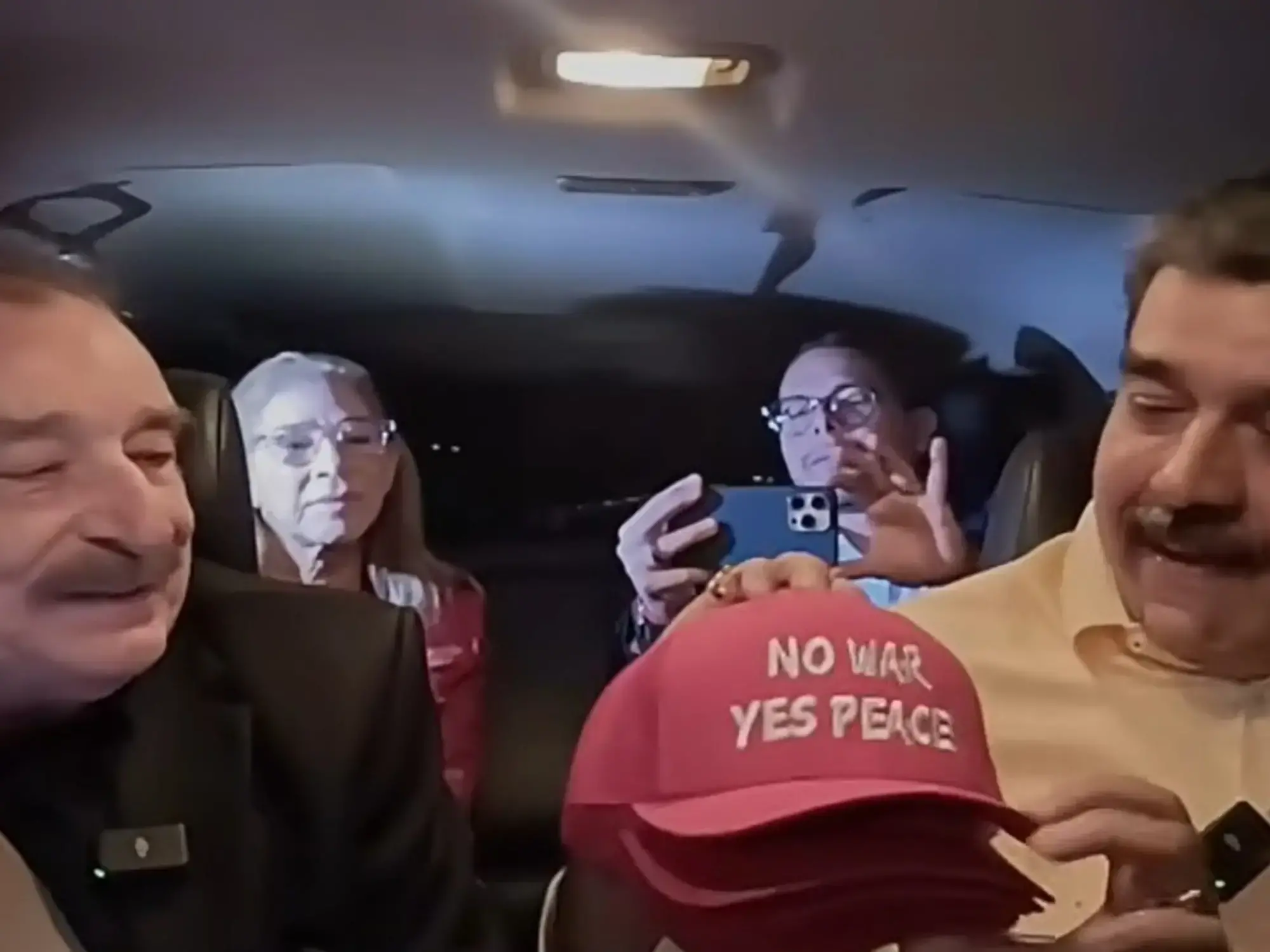 Nicolás Maduro durante una entrevista televisada.