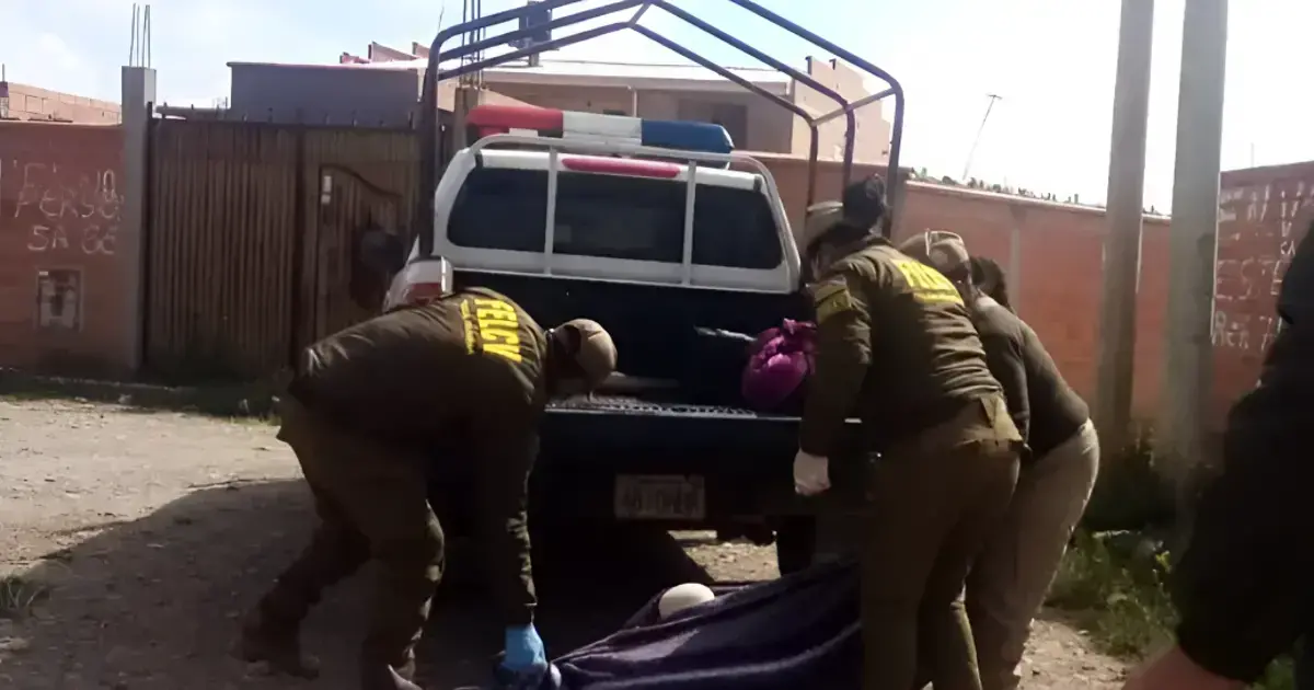 El cuerpo fue hallado por los vecinos de la zona Tilata.