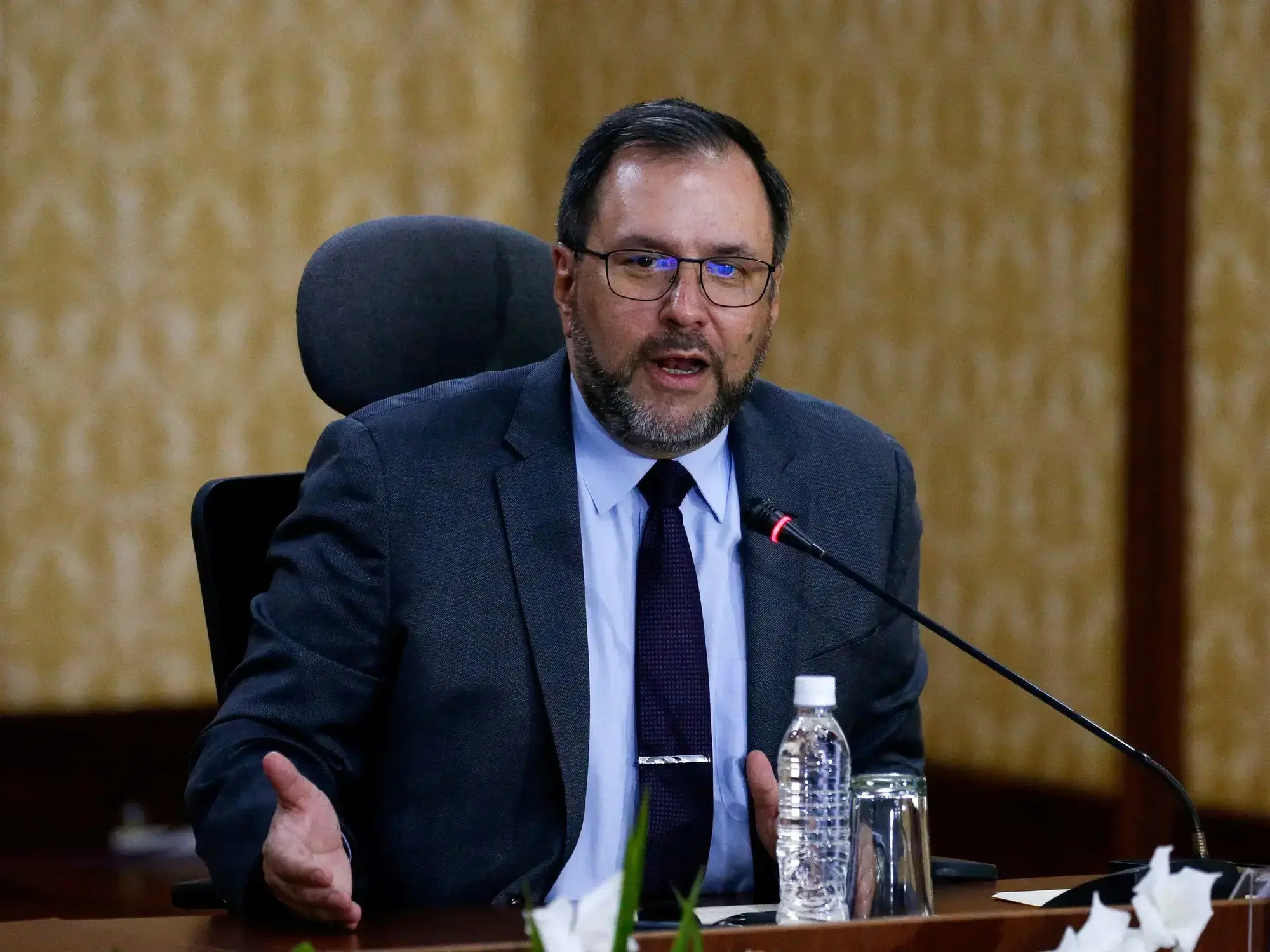 Yvan Gil Pinto, canciller de Venezuela.