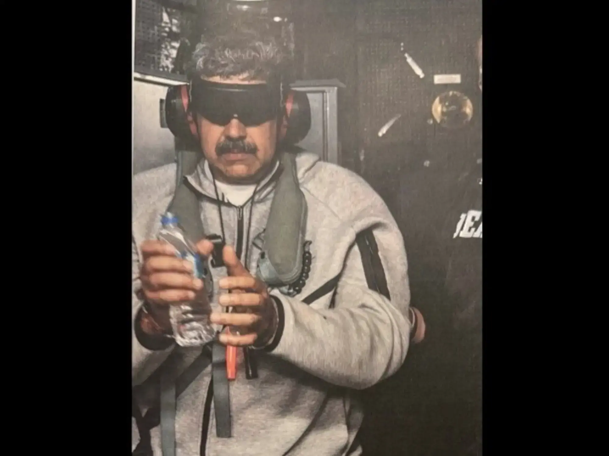 La primera foto de Maduro capturado
