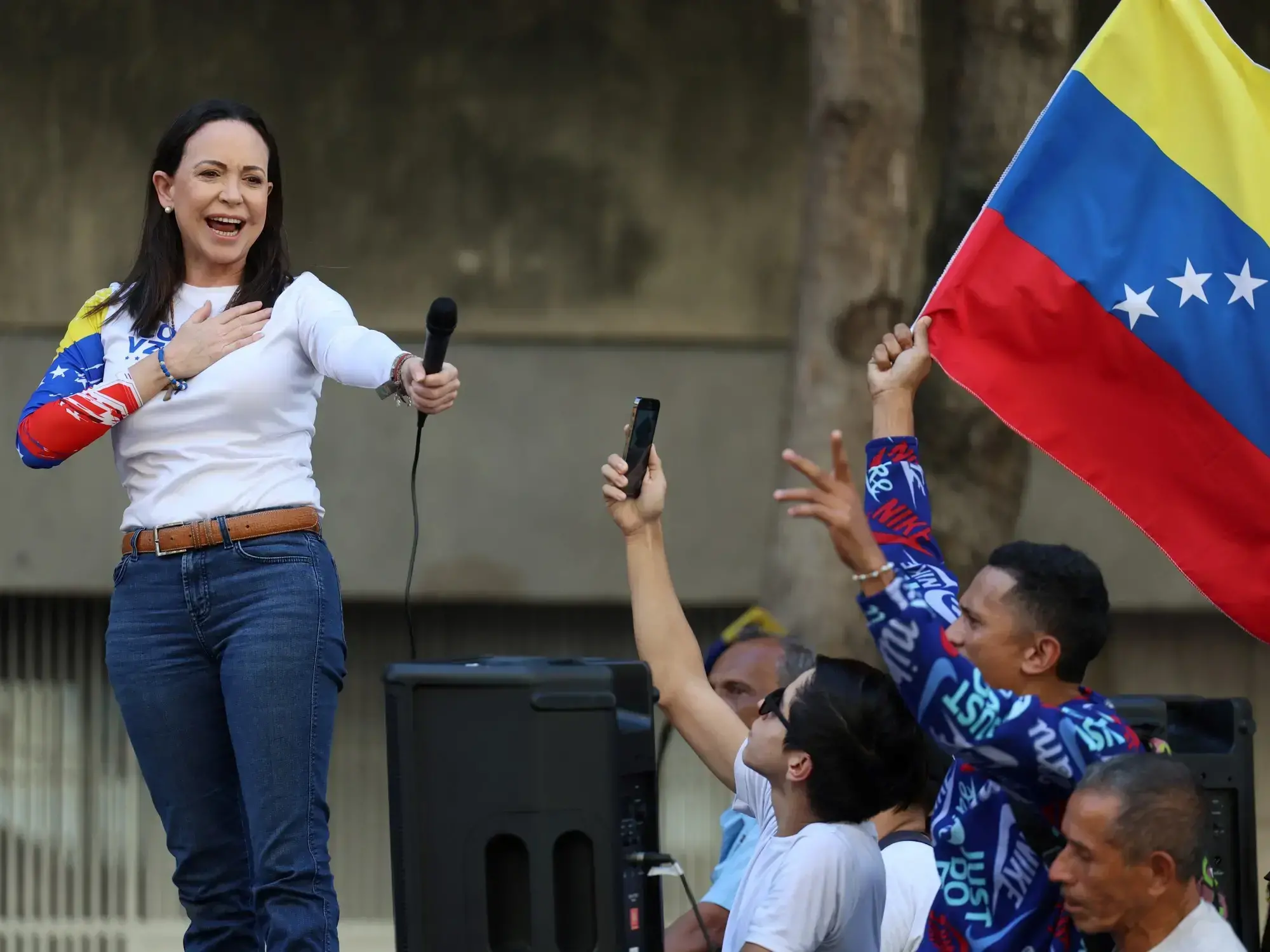 La líder opositora María Corina Machado.