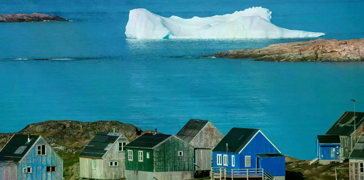 Un iceberg frente a la localidad de Kulusuk, en Groenlandia, en una imagen de archivo.