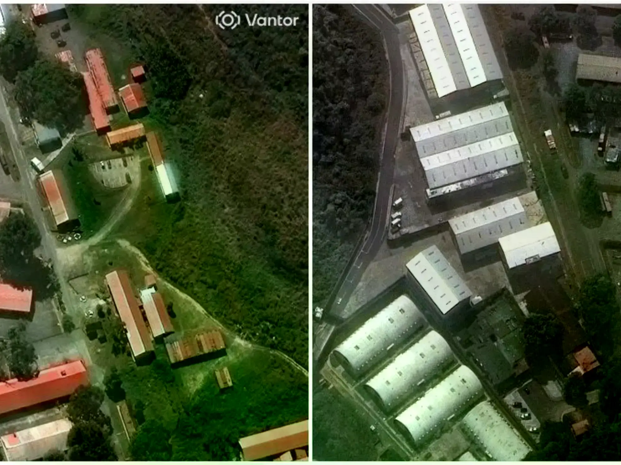 Imágenes satelitales muestran los daños en el Fuerte Tiuna tras el operativo.