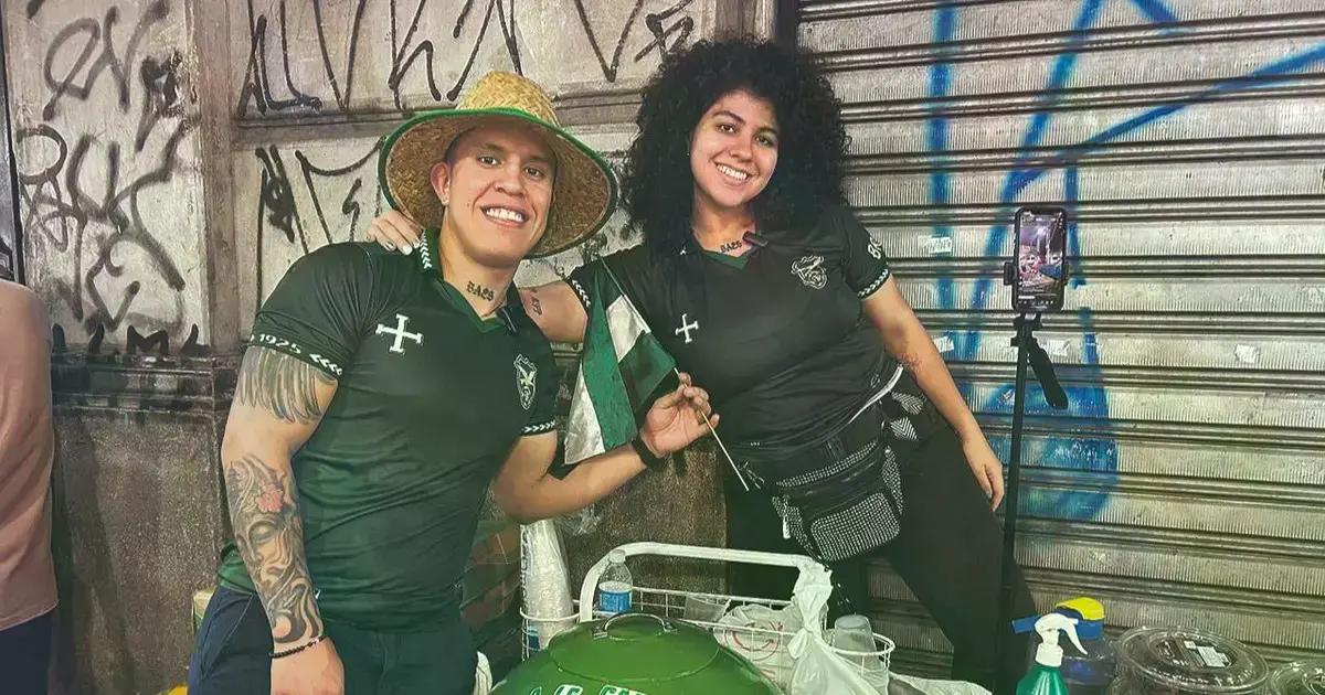 Carrito de somó en las calles de São Paulo