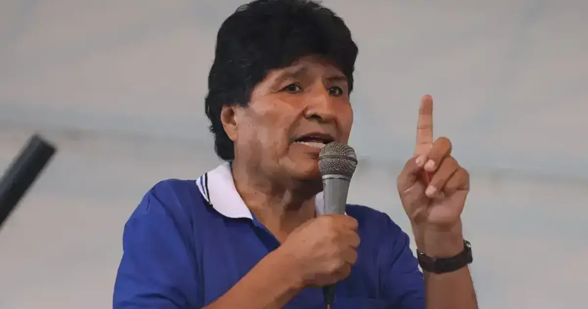 El expresidente Evo Morales.