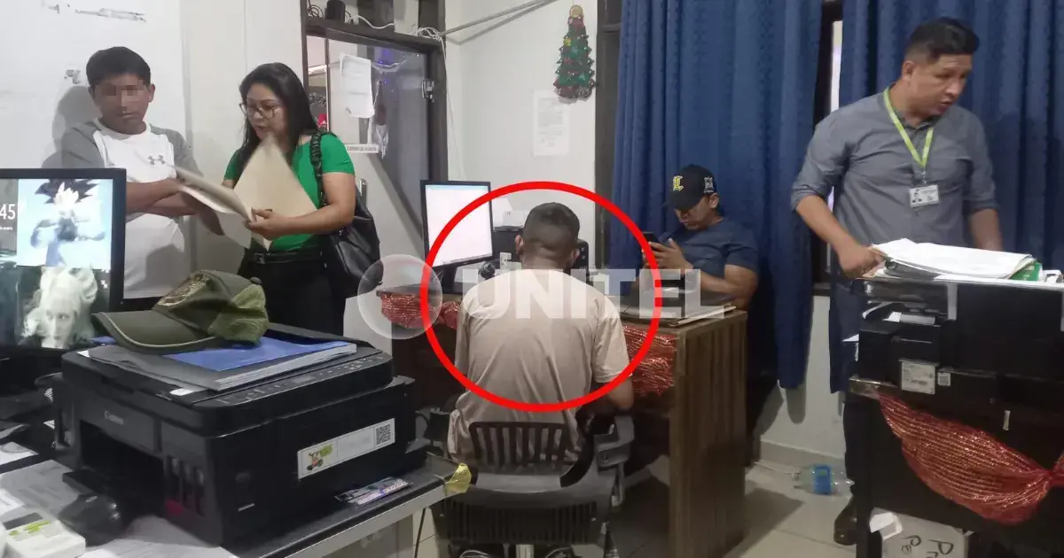 El acusado fue trasladado a la Felcv de Santa Cruz