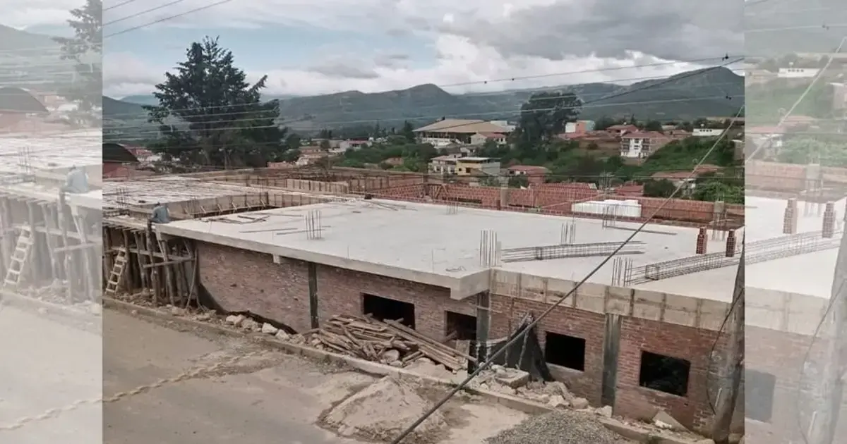 La Unidad Educativa Fagima Eid, una de las obras inconclusas en Vallegrande.