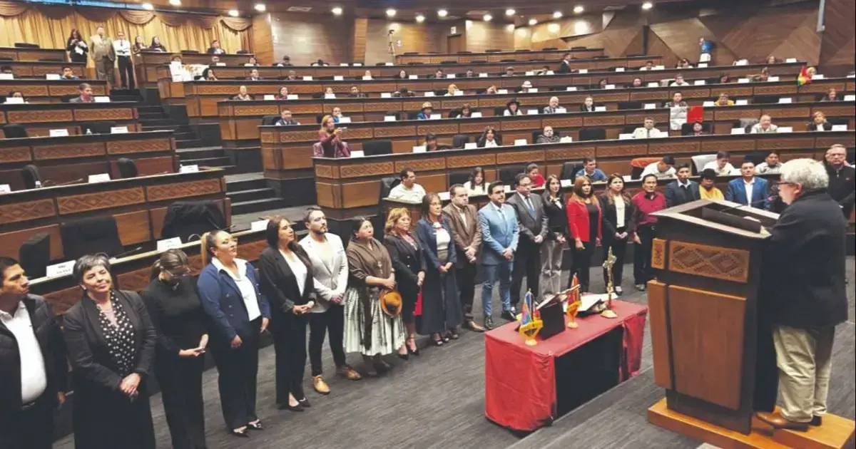 Diputados en la Asamblea Legislativa Plurinacional